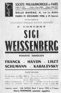 1950 December 19 Loose programme front