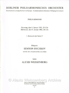 1984 Programme Berlin 1