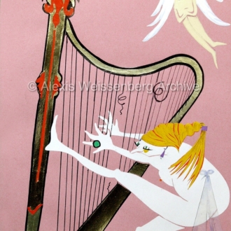 Harpie, the harpist