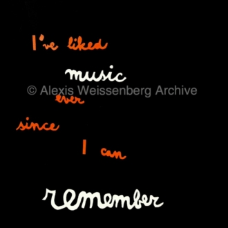 I've liked music...
