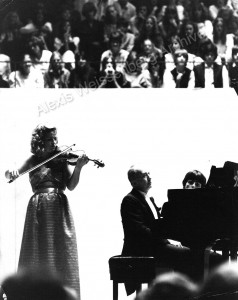 With Anne Sophie Mutter 1982