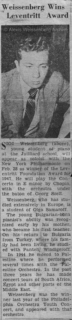 1947 New York Leventritt Award 2