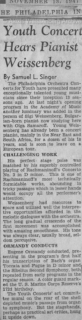 1947 Philadelphia Inquirer Rachmaninov 3rd with Ormandy 1