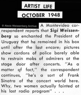 1948 Artist Life. A sort of Frank Sinatra