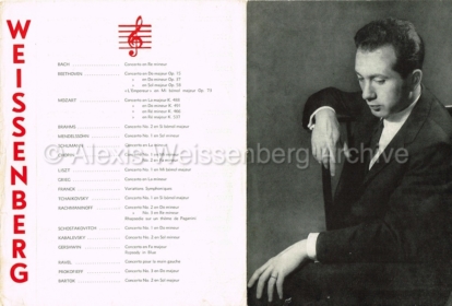 Publicity Leaflet Repertoire 