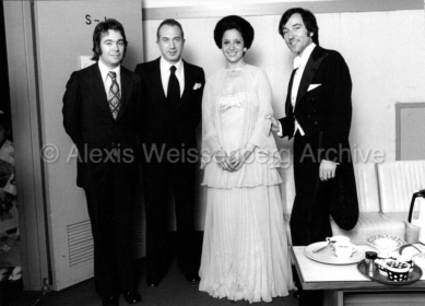 1975 With Teresa Berganza, Ros-Marbà and Ricardo Requejo in Osaka