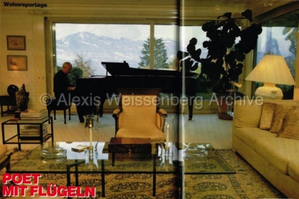 1992 at home in Kastanienbaum, Lucerne