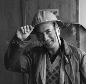 AW with safety helmet