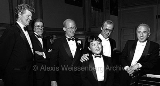 With Van Cliburn 1988
