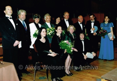 At the Clara Schumann International Competition, with B. Bloch, N. Freire, V. Ashkenazy, among others. 1994