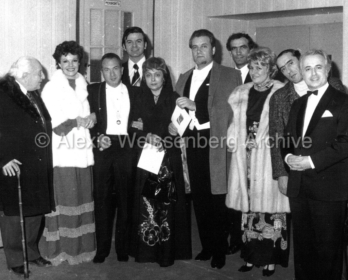 In Sofia with R. Kabaivanska, P. Vladiguerov, N. Ghiaurov, V.Stoytchev, M. Marinov, among others. 1977