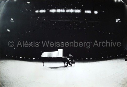 Rehearsing in front of an empty hall
