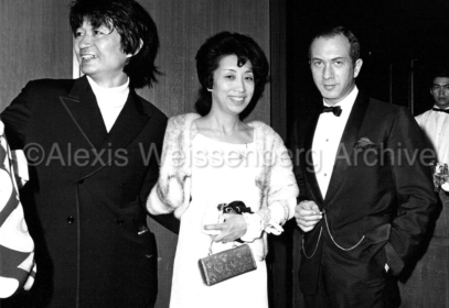 1972 in Japan with Michi Murayama and Seiji Ozawa
