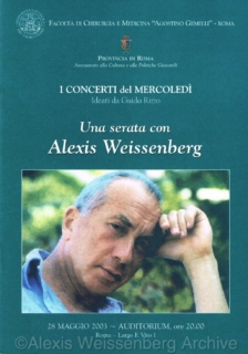 2003 Tribute Concert in Rome by Alessandro De Luca