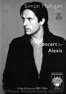 2007 Concert for Alexis at Wigmore Hall by Simon Mulligan 