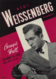 1949 Carnegie Hall Promotional Flyer