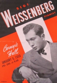 1950 Carnegie Hall Promotional Flyer