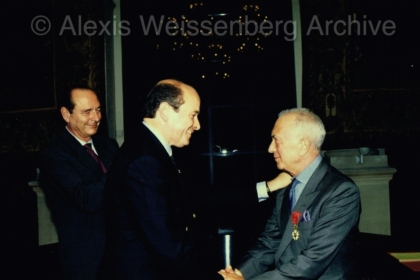 1994 Ceremony of Promotion to Officier de la Légion d&amp;#039;Honneur, with Minister J.Toubon and Mayor J. Chirac