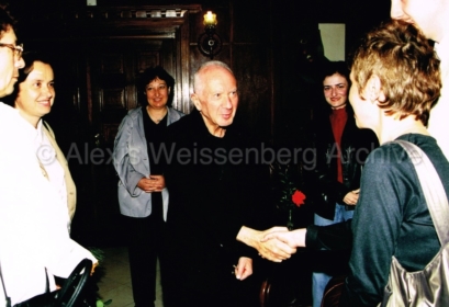 2001 in Sofia presenting the film I like Music