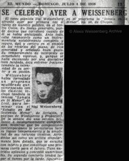 1948 Buenos Aires Recital Teatro Colón