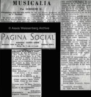 1948 Panama Recital Teatro Nacional 2