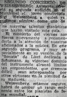 1948 Santiago de Chile Recital Teatro Municipal 2