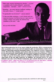 Publicity Sol Hurok Management