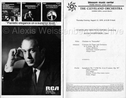 1970 Ohio Schumann Skrowaczewski Cleveland Orchestra