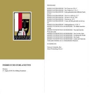 1993 Ferruccio Furlanetto Rachmaninov Mussorgski