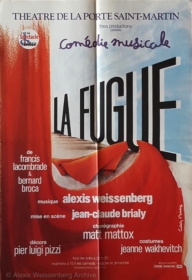1979 Poster of the musical comedy La Fugue