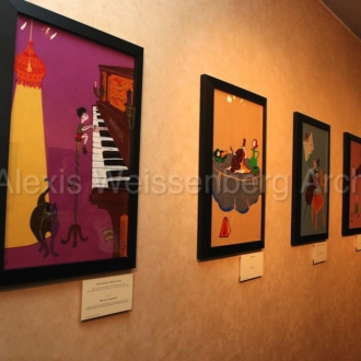 The collages in Sala Bulgaria, Sofia