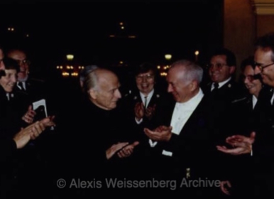 With Yehudi Menuhin