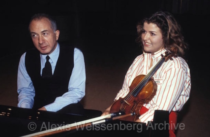 With Anne Sophie Mutter