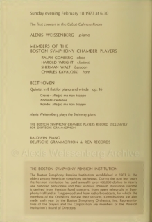 1973 Boston Beethoven Quintet