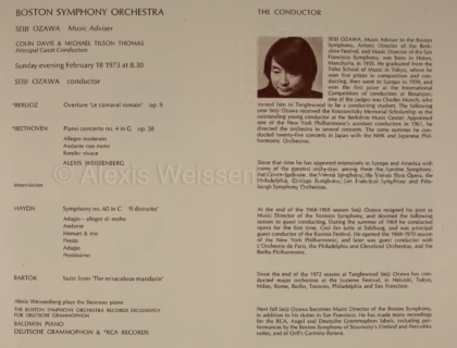 1973 Boston Beethoven ozawa