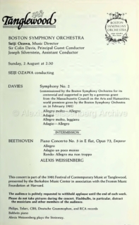 1981 Tanglewood Beethoven 5 copia