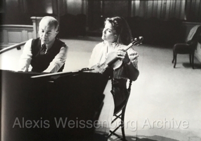 Con Anne Sophie Mutter otra