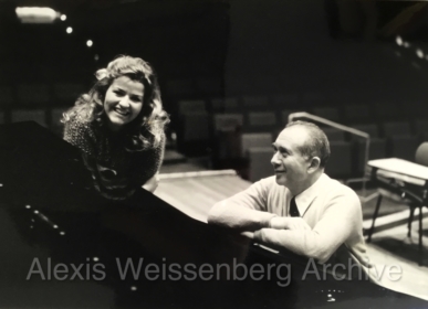 Con Anne Sophie Mutter