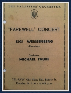 1946 May 30 Tel Aviv Farewell Concert