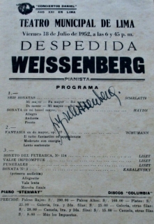 1952 Teatro Municipal de Lima