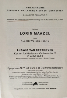 1979 Berliner Philharmonisches - Lorin Maazel