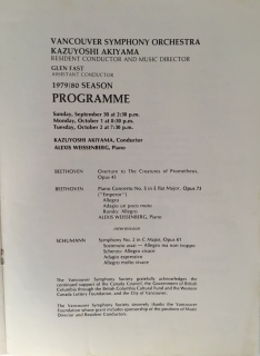 1979 Vancouver Symphony Orchestra