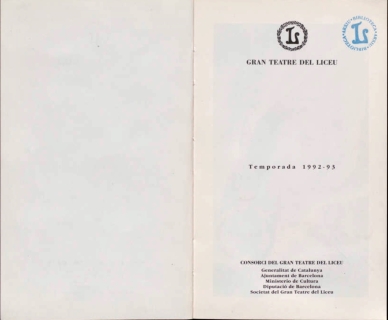 1992 Gran Teatre del Liceu